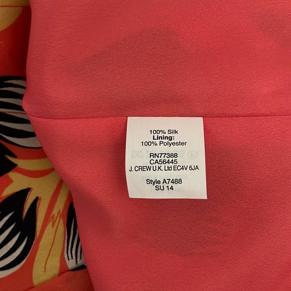 J.Crew Hibiscus Twist Back Halter Top A7488 - Picture 8 of 8